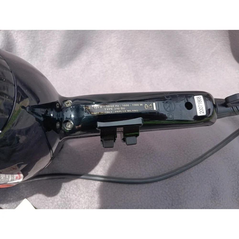 Parlux 3200 Plus Compact Black Professional Hair Dryer 1900W Salon Blow Dryer US
